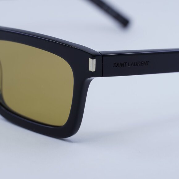 ?️ New Saint Laurent SL461 BETTY 008 Sunglasses - Black Frame, Yellow Lenses main image 4